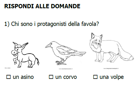 La Volpe E La Cicogna Scheda Didattica Per Programmazione Differenziata Sostegno Scuola Secondaria Di Ii Grado