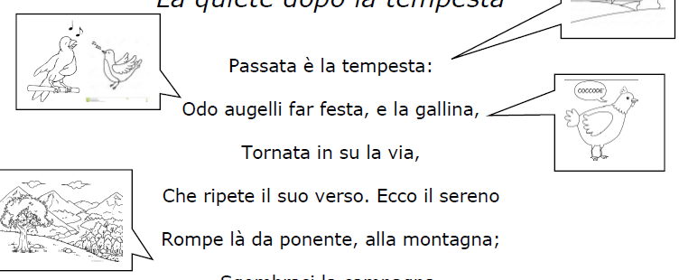 Scheda Didattica Semplice Semplice Su Leopardi Sostegno Scuola Secondaria Di Ii Grado